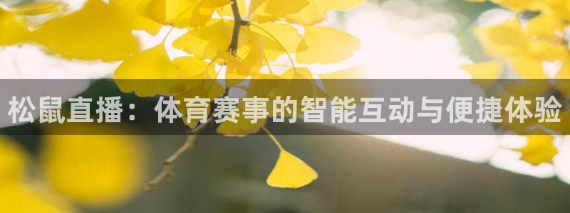 松鼠直播：体育赛事的智能互动与便捷体验