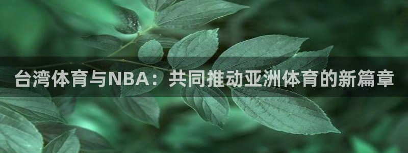 台湾体育与NBA：共同推动亚洲体育的新篇章